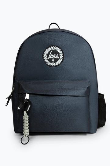 Black Black Speckle Fade Badge Backpack