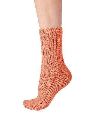 Lounge Socks - Coral Coral