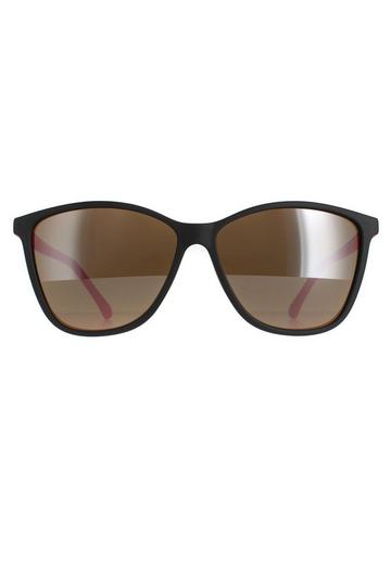 Square Black and Pink Brown Grey TB1443 Perry Sunglasses Black