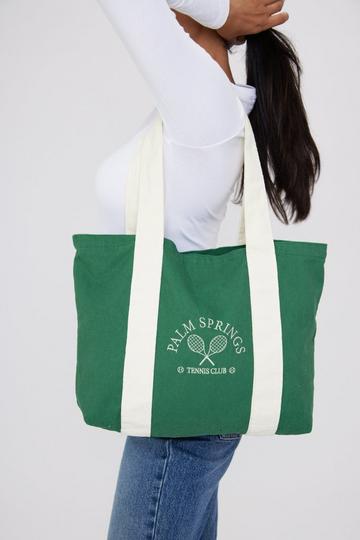 Green Palm Springs Oversized Tote Bag