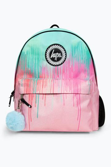 Pastel Pink Drips Backpack Multi