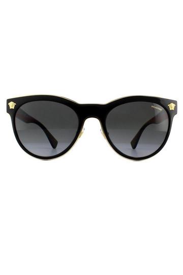 Black Cat Eye Black Grey Sunglasses