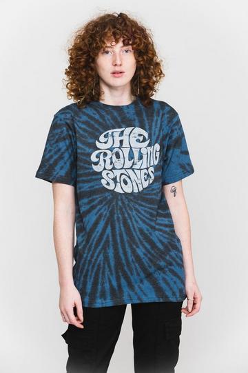 70's Logo Dip Dye T Shirt Black