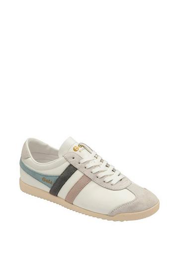 'Bullet Trident' Lace-Up Trainers White