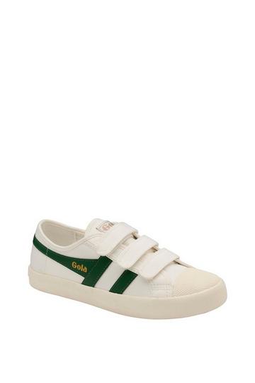 'Coaster Strap' Canvas Strap Trainers Off White