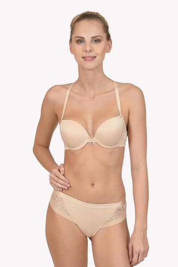 'Caroline' Brazilian Knickers Natural