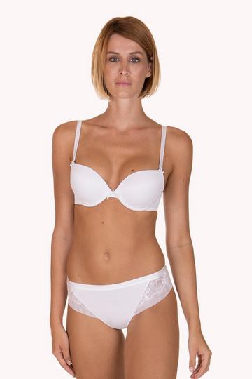 'Caroline' Brazilian Knickers White