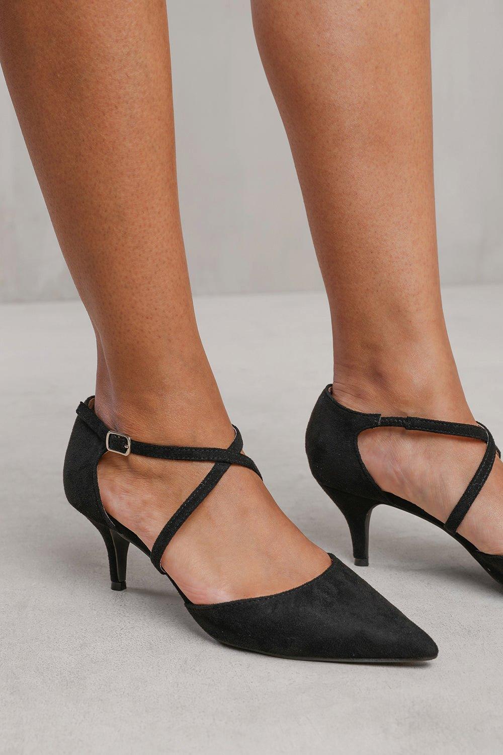 Low kitten heel shoes uk best sale