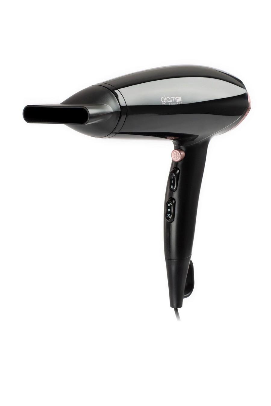 Black Hair Blow Dryer with One Touch Cool Shot - 3 Heat Settings & 2 Speeds