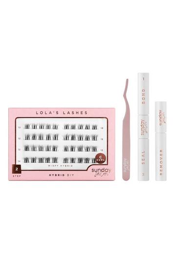 Lola's Lashes "Wispy Hybrid" DIY Lash Extensions Starter Set Clear