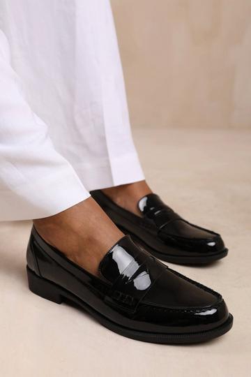 'Houston' Wide Fit Slip On Loafer Black