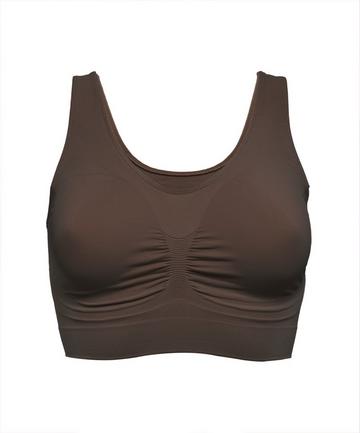 Seamfree Eco-Wear Soft Comfort Bra - Brown Brown