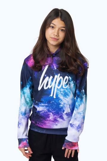 Multi Purple Chalk Hoodie Multi