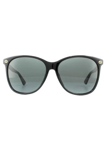 Black Round Black Grey Sunglasses