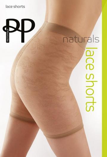 Nude Naturals Lace Shorts - Nude