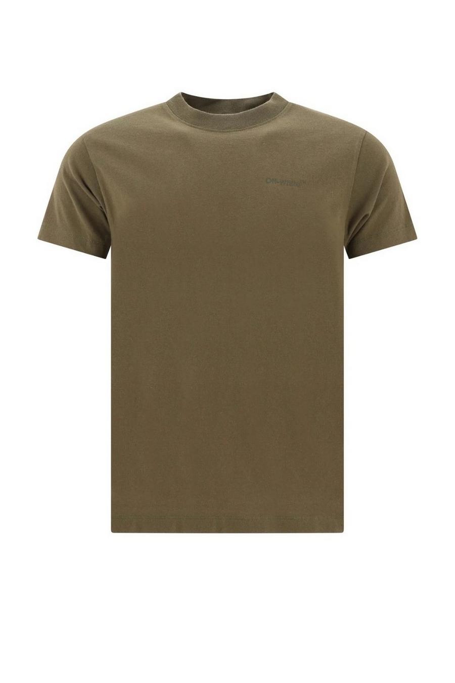Diag Tab Slim Fit Army Green T-Shirt