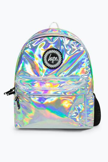 Silver Holographic Backpack Silver