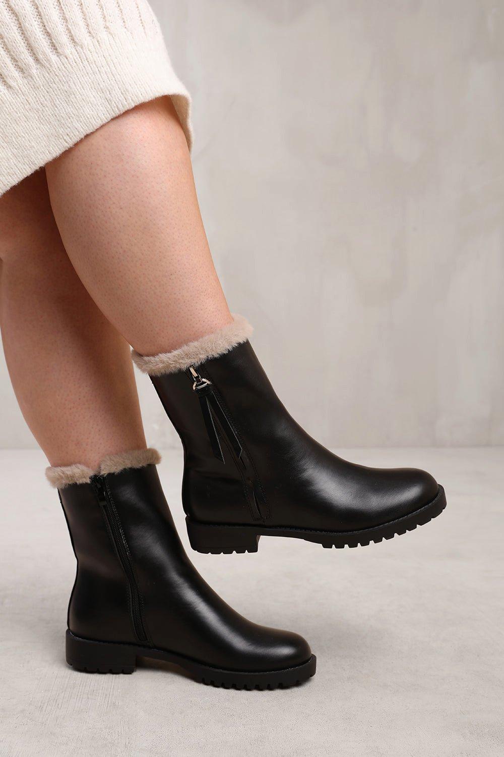 Mid calf wide calf boots online