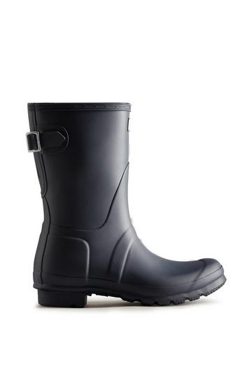 Short Back Adjustable Wellington Boots Navy