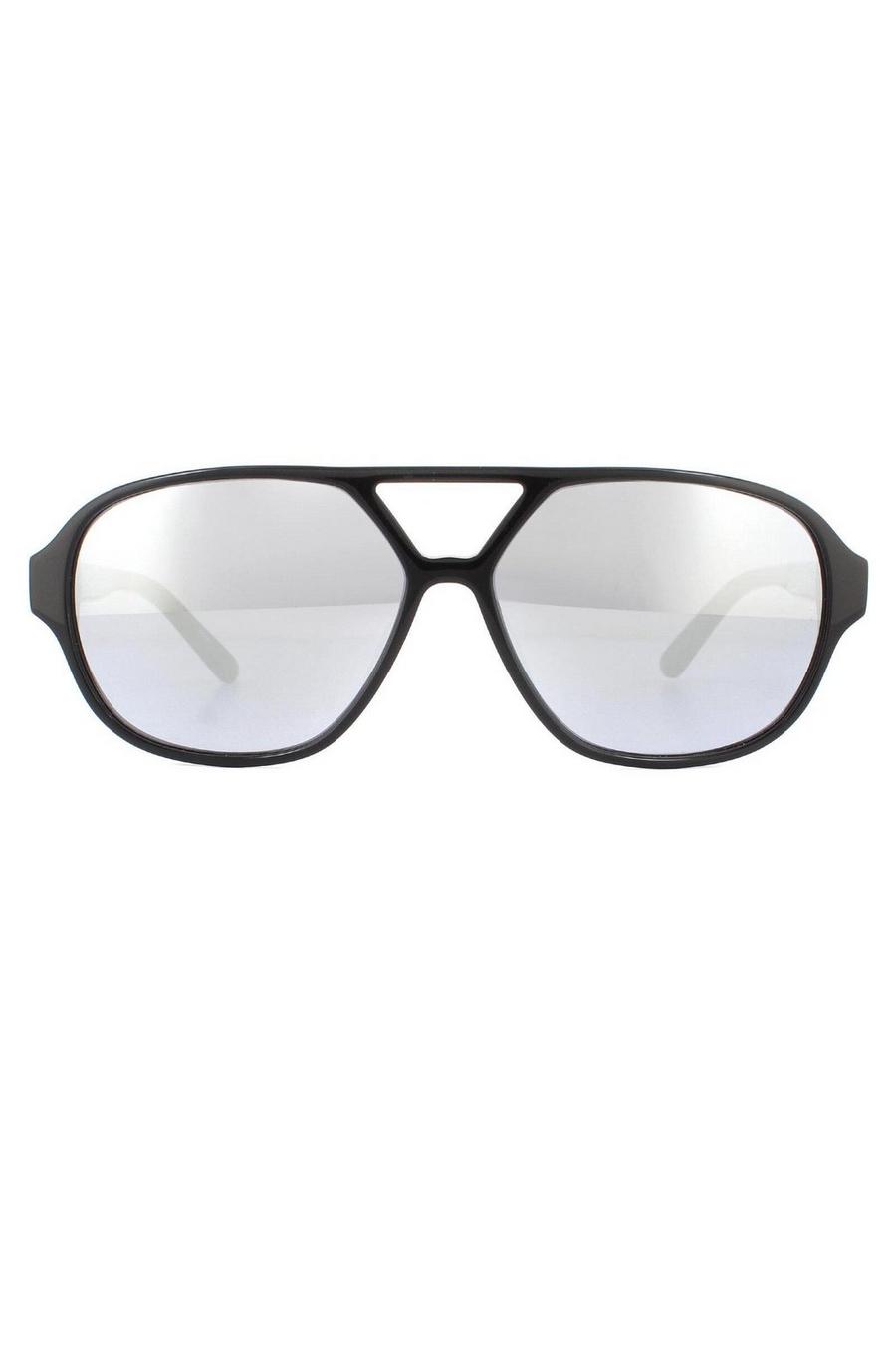 Aviator Black Grey Sunglasses image number 1
