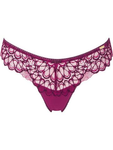 Swirl Thong Raspberry