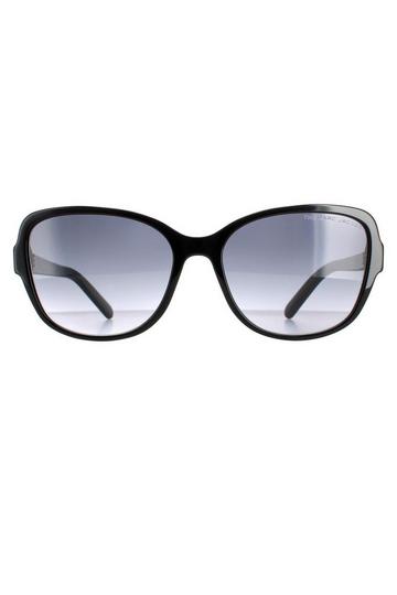 Black Cat Eye Black Dark Grey Gradient MARC 528/S