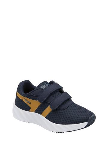 'Draken Twin Bar QF' Mesh Running Trainers Navy