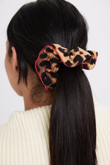 Scrunchie with Piping Detail Multi