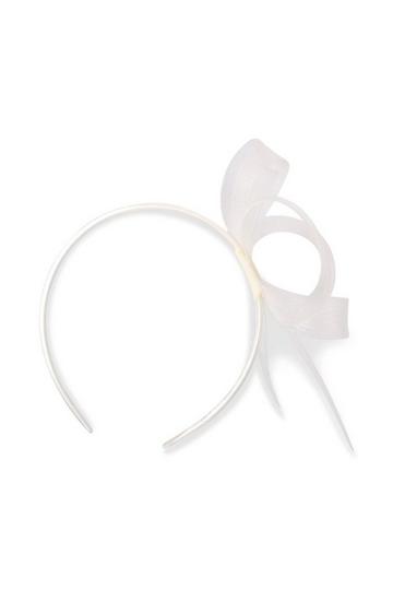 Swirl Fascinator Ivory