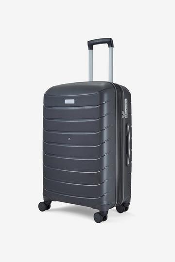 Prime 8 Wheel Hardshell Expandable Suitcase Medium Charcoal