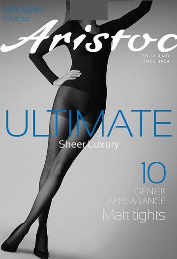 10 Denier Ultimate Matt Tights - Black Black