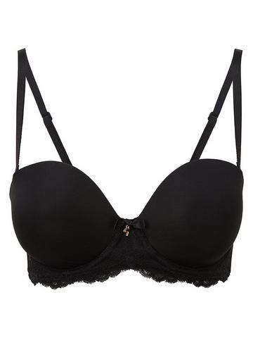 Superboost Lace Multiway Strapless Bra - Black Black