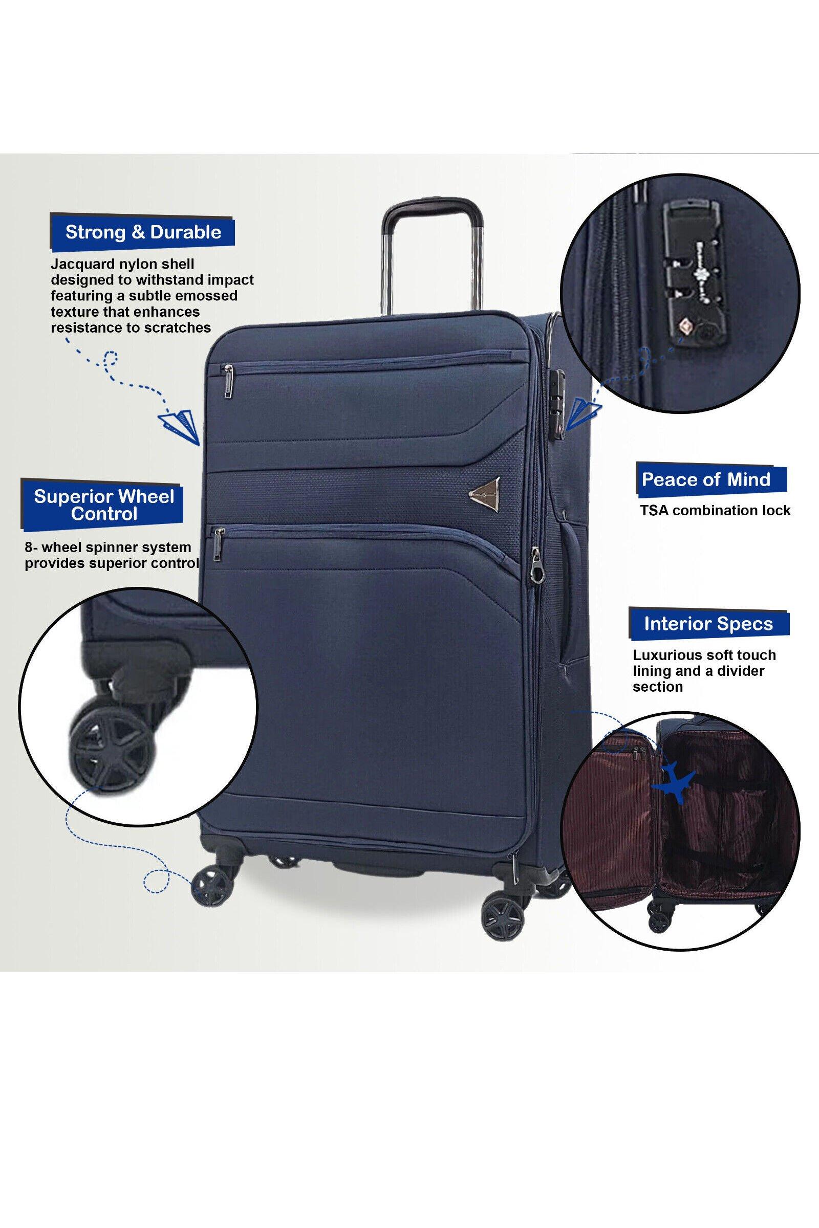 8 wheel cabin luggage online