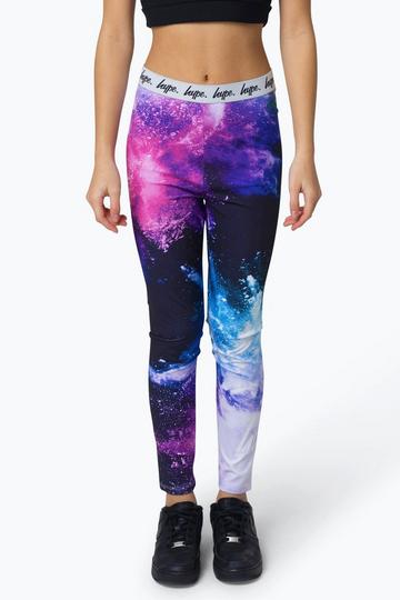 Multi Purple Chalk Leggings Multi