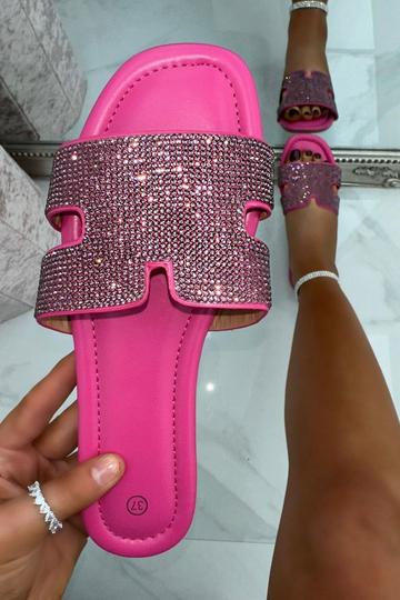 Pink Crystal Love Sliders