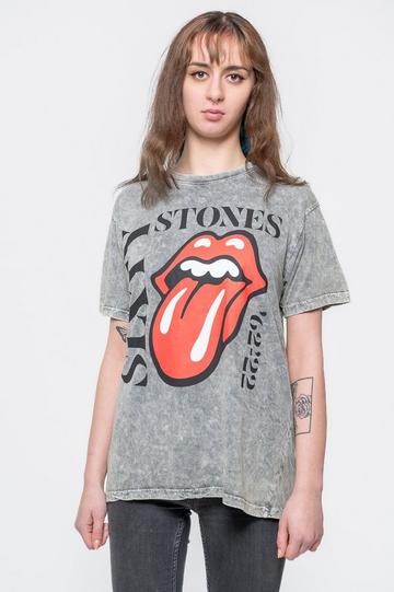 Sixty Vertical Dye Wash T Shirt Grey