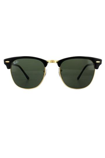 Black Round Black Green Clubmaster 3016 Sunglasses