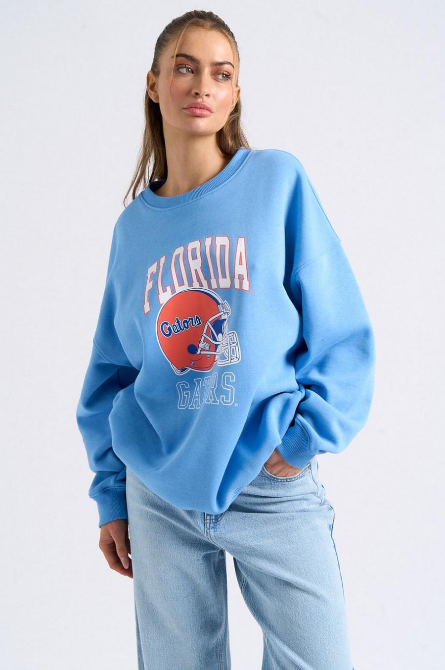 Light blue Florida Oversized Sweatshirt