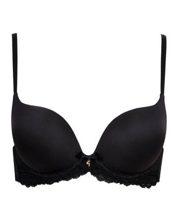 Black Superboost Lace T-Shirt Bra - Black