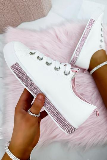 Pink Crystal Deluxe Trim Trainers