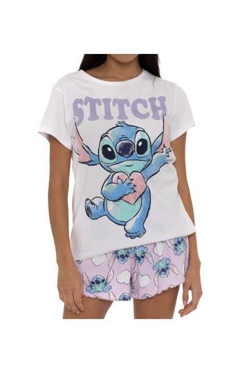 White Womens Lilo And Stitch Pyjamas