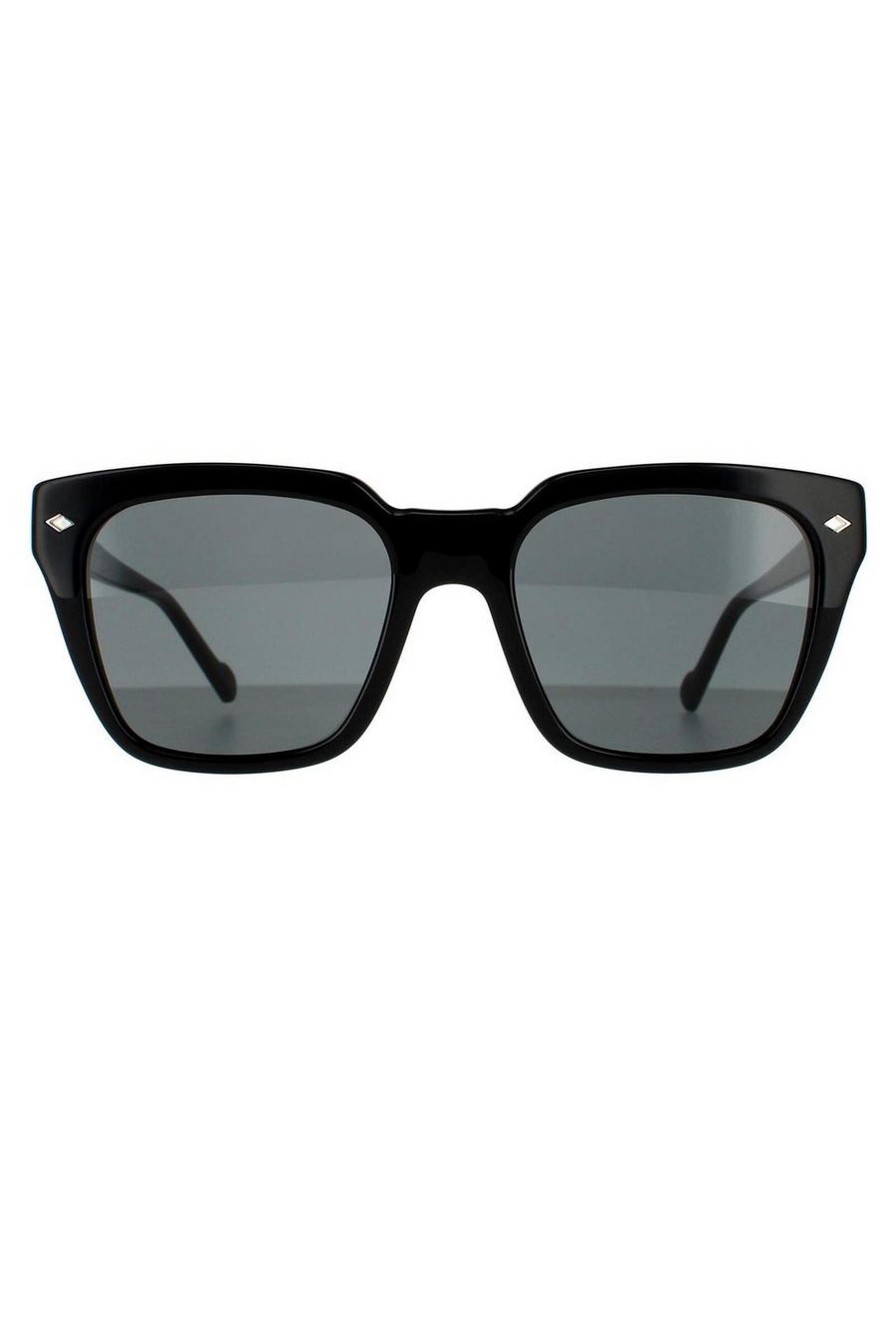 Square Black Dark Grey Sunglasses