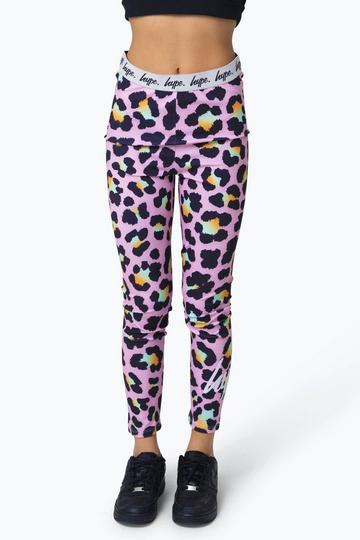 Multi Disco Leopard Leggings Multi