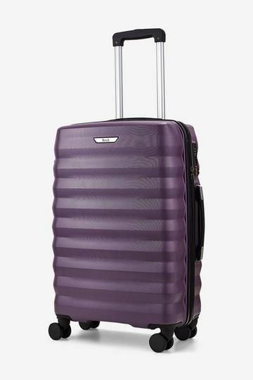 Purple Berlin 8 Wheel Hardshell Suitcase Medium