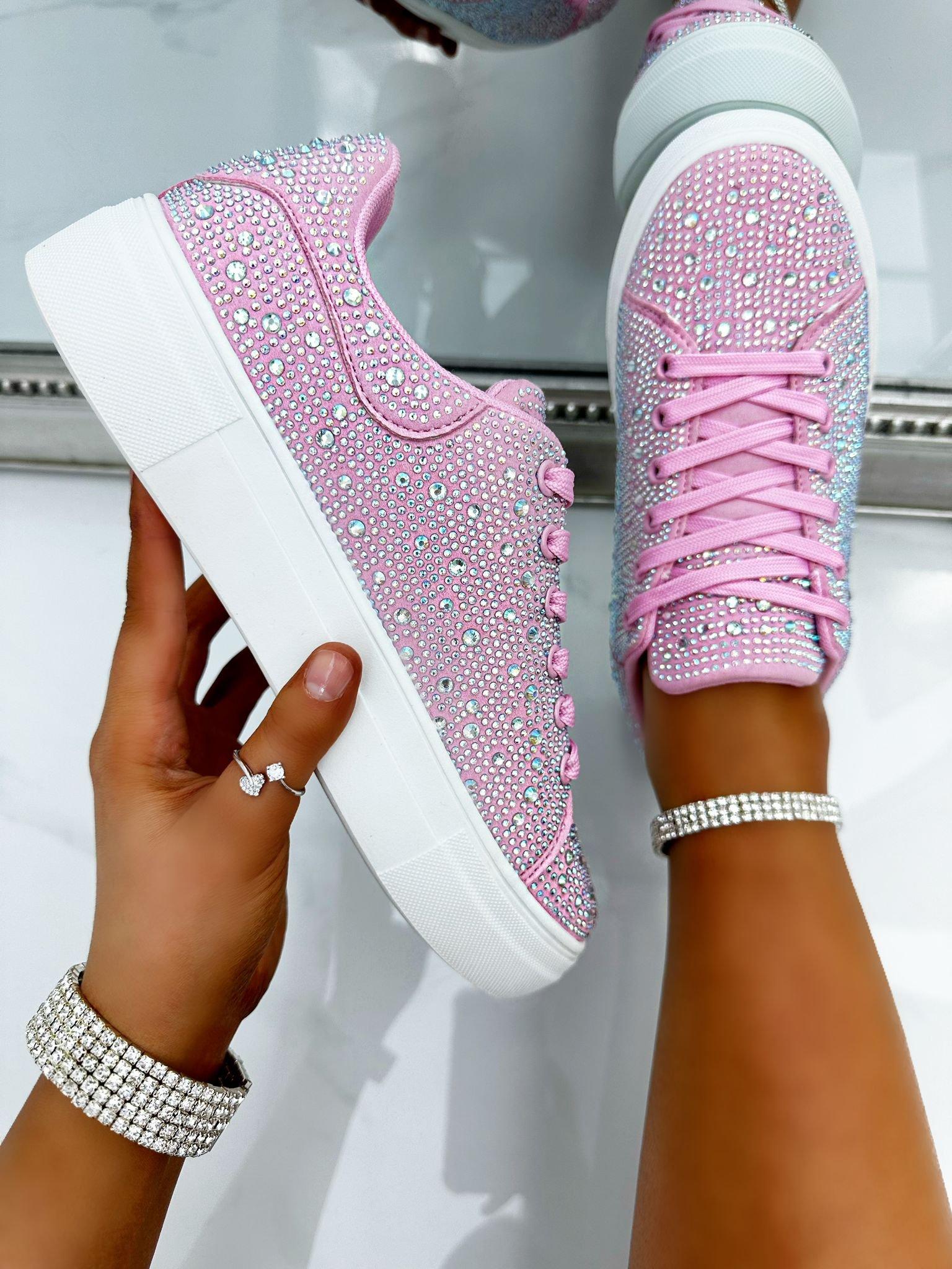 Rhinestone trainers hot sale