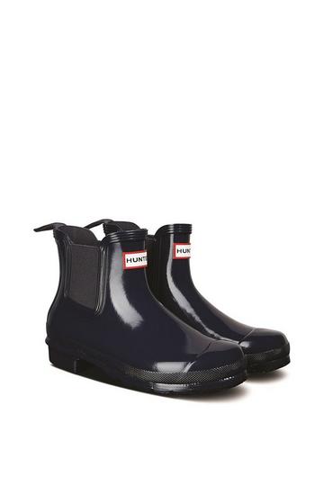 Womens Original Chelsea Gloss Boot Navy