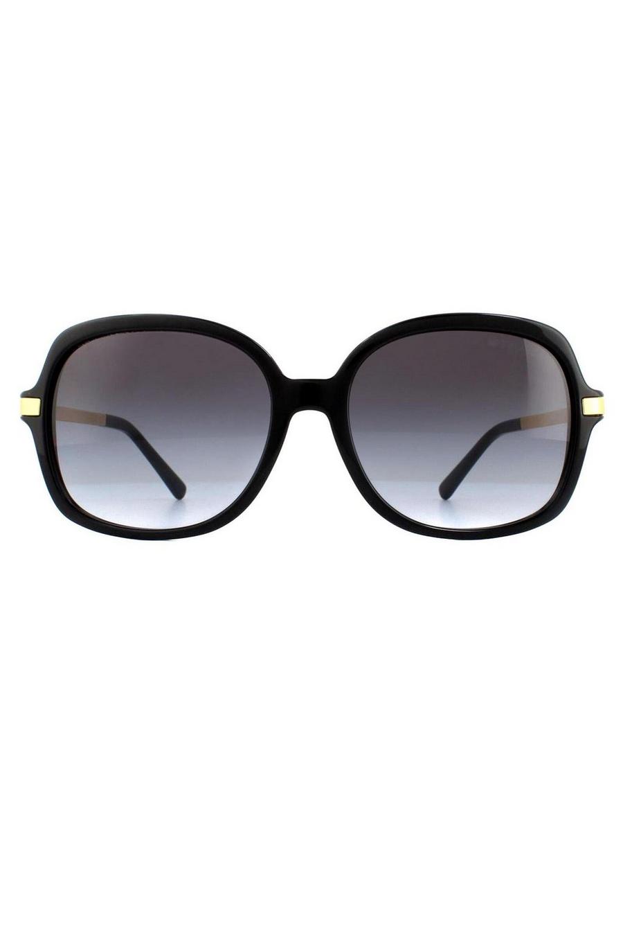 Square Black Gold Light Grey Gradient Sunglasses