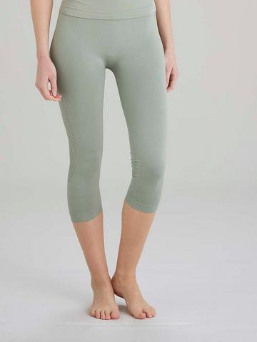 Active-Wear Capri Leggings - Olive Olive