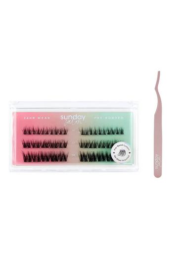 Lola's Lashes "Soft Definition" Pre-Glued Lashes Starter Set Clear