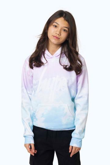 Multi Pastel Clouds Hoodie Multi